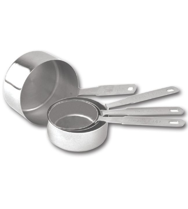Heavy Duty Stainless Steel Measuring Cup Set